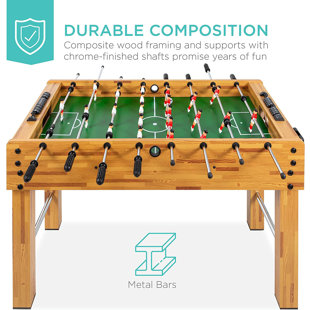 Bars Game Room Parties Wooden Competition Soccer Game Table w/ 2 Balls 2 Cup Holders Recreational Table Football for Arcades Giantex 37 Foosball Table Family Night 