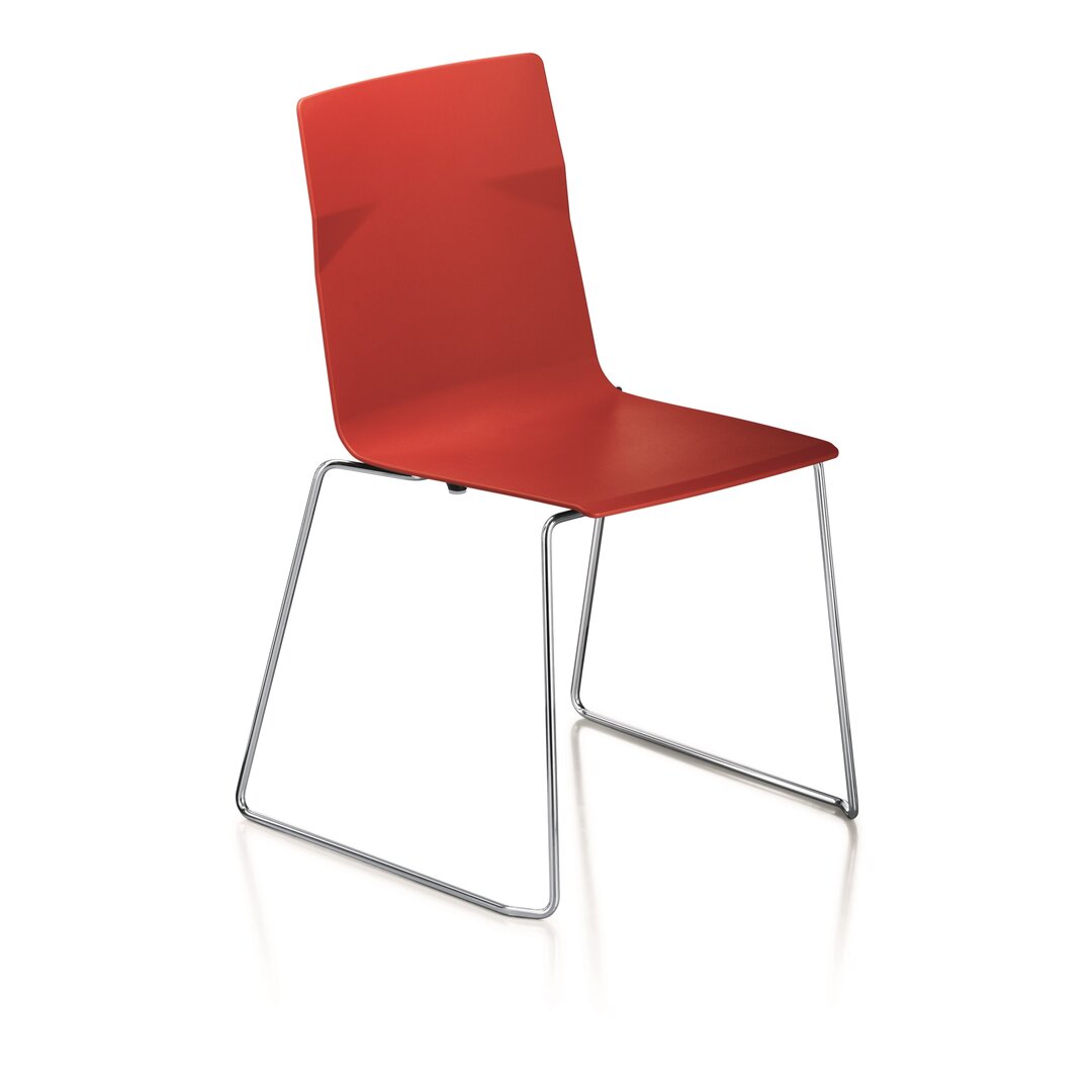Dining chair red