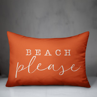 orange outdoor pillows
