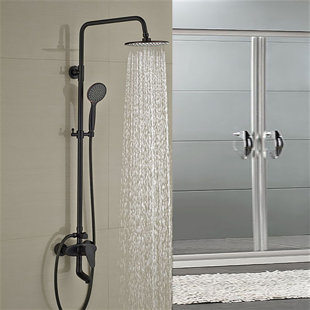 Milo Pressure-Balanced Complete Shower System with Rough-in Valve