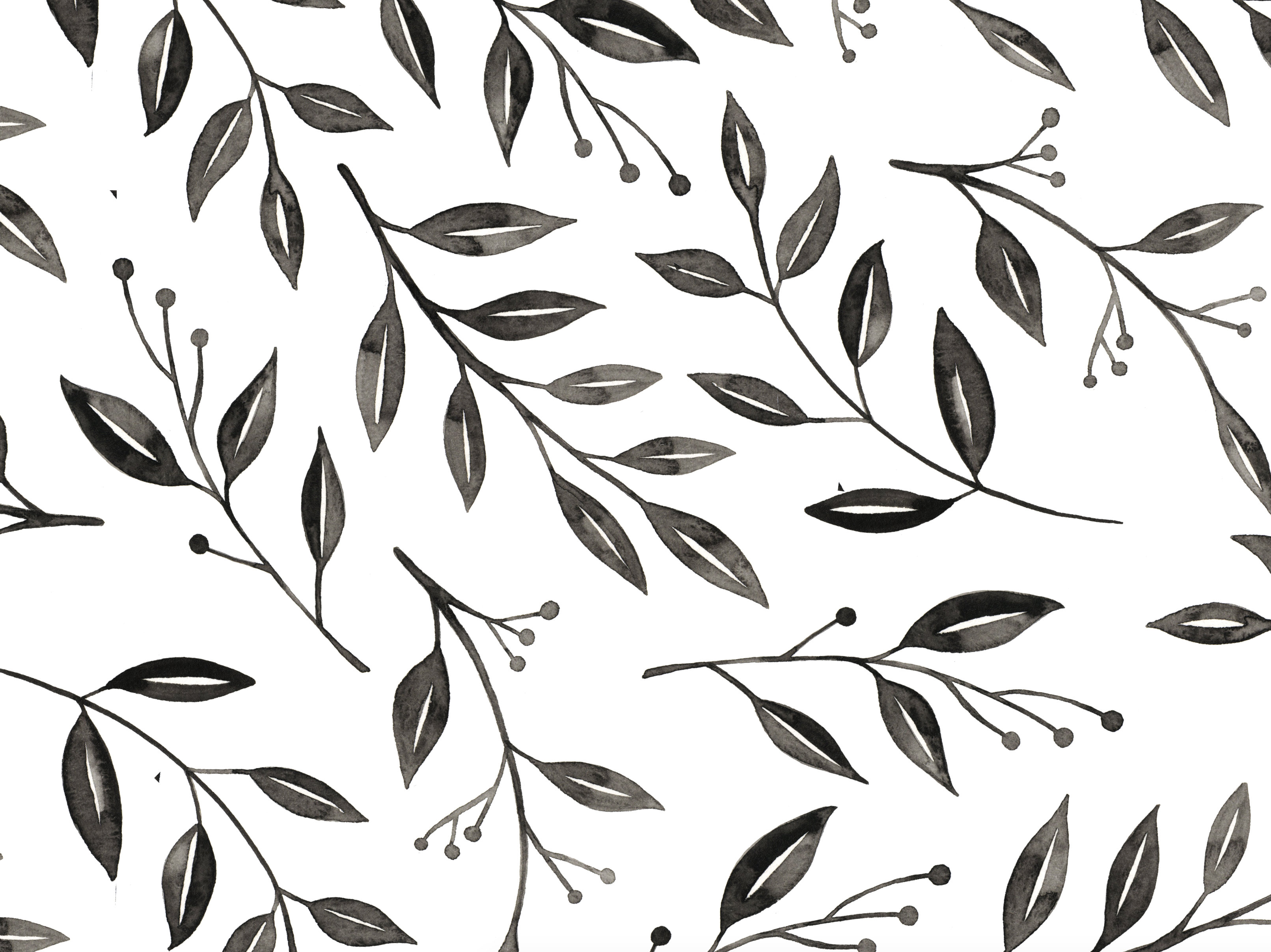 Urban Walls Inked Leaves Wall Decal Wayfair