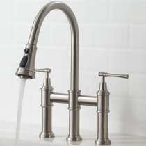 Wayfair | 3 Hole Bridge Kitchen Faucets You'll Love in 2022