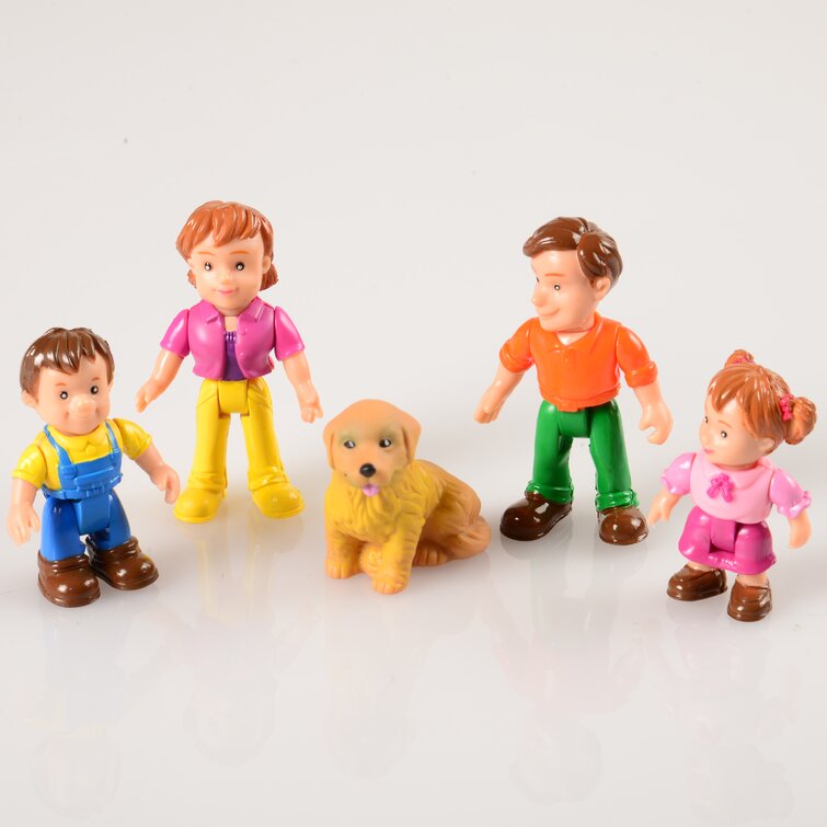 Set of 12 Toy Figures for Kids Constructive Playthings Pretend Professionals Career Doll Figures