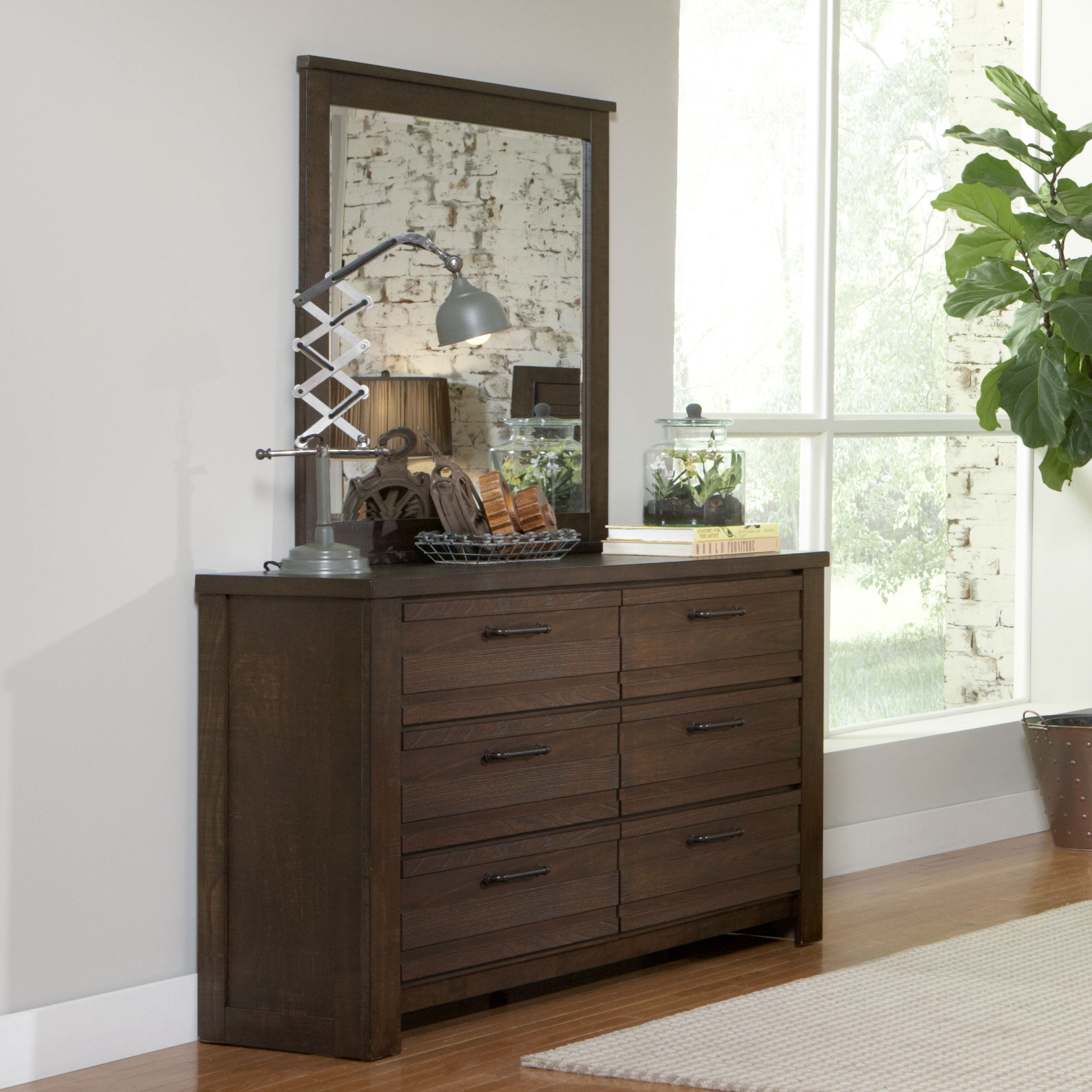 Winston Porter Kashanta 6 Drawer Dresser Wayfair