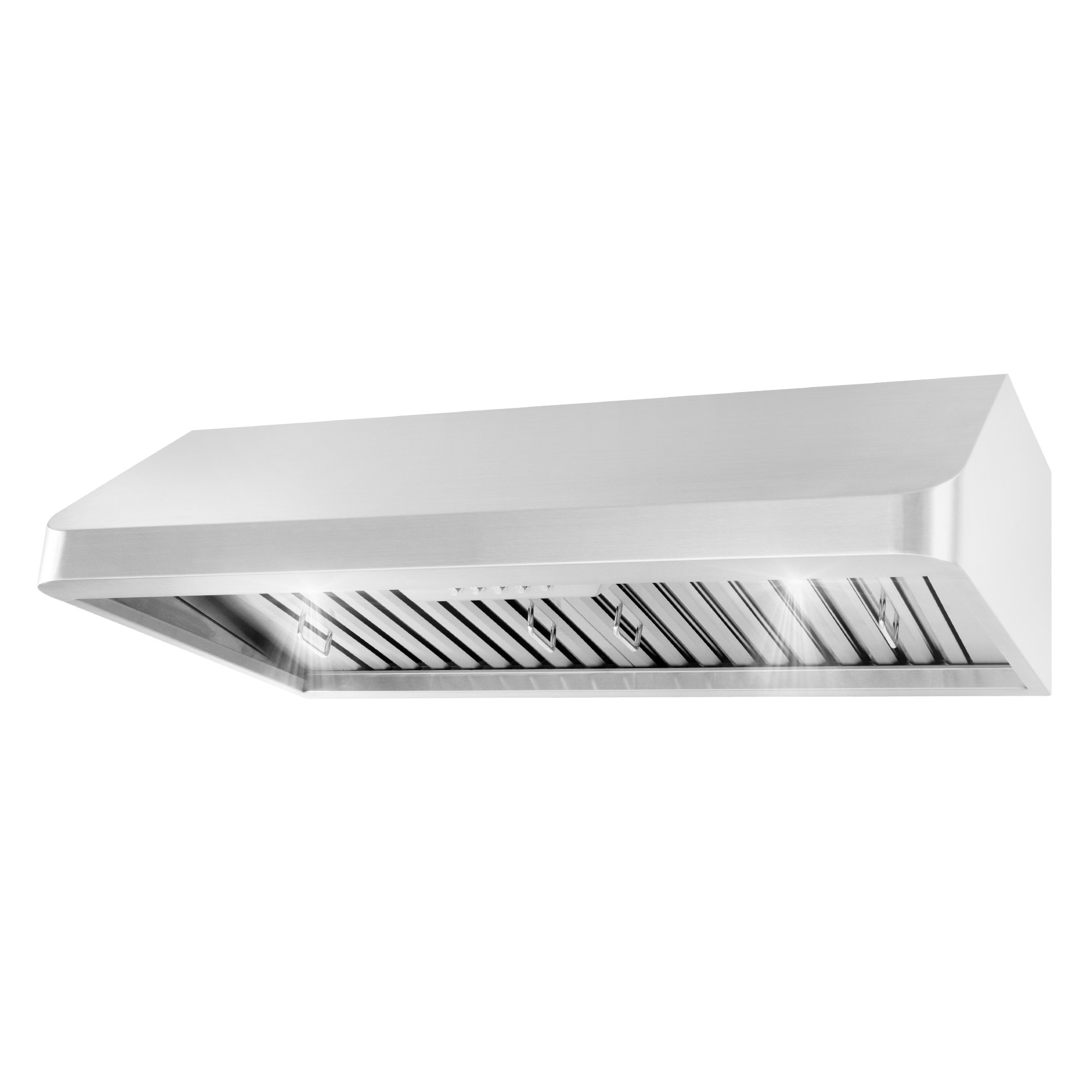 under cabinet range hood with rectangular duct