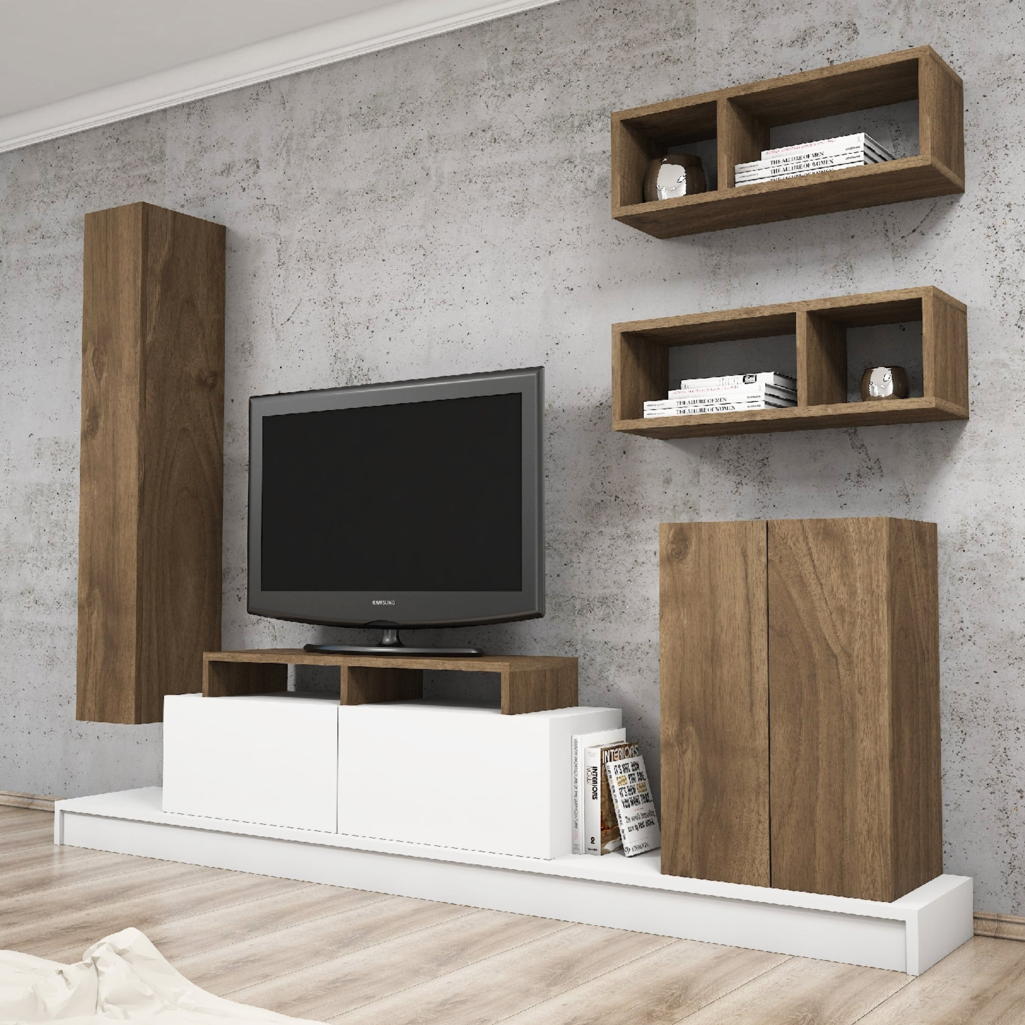 East Urban Home 78.74'' Media Center Wayfair