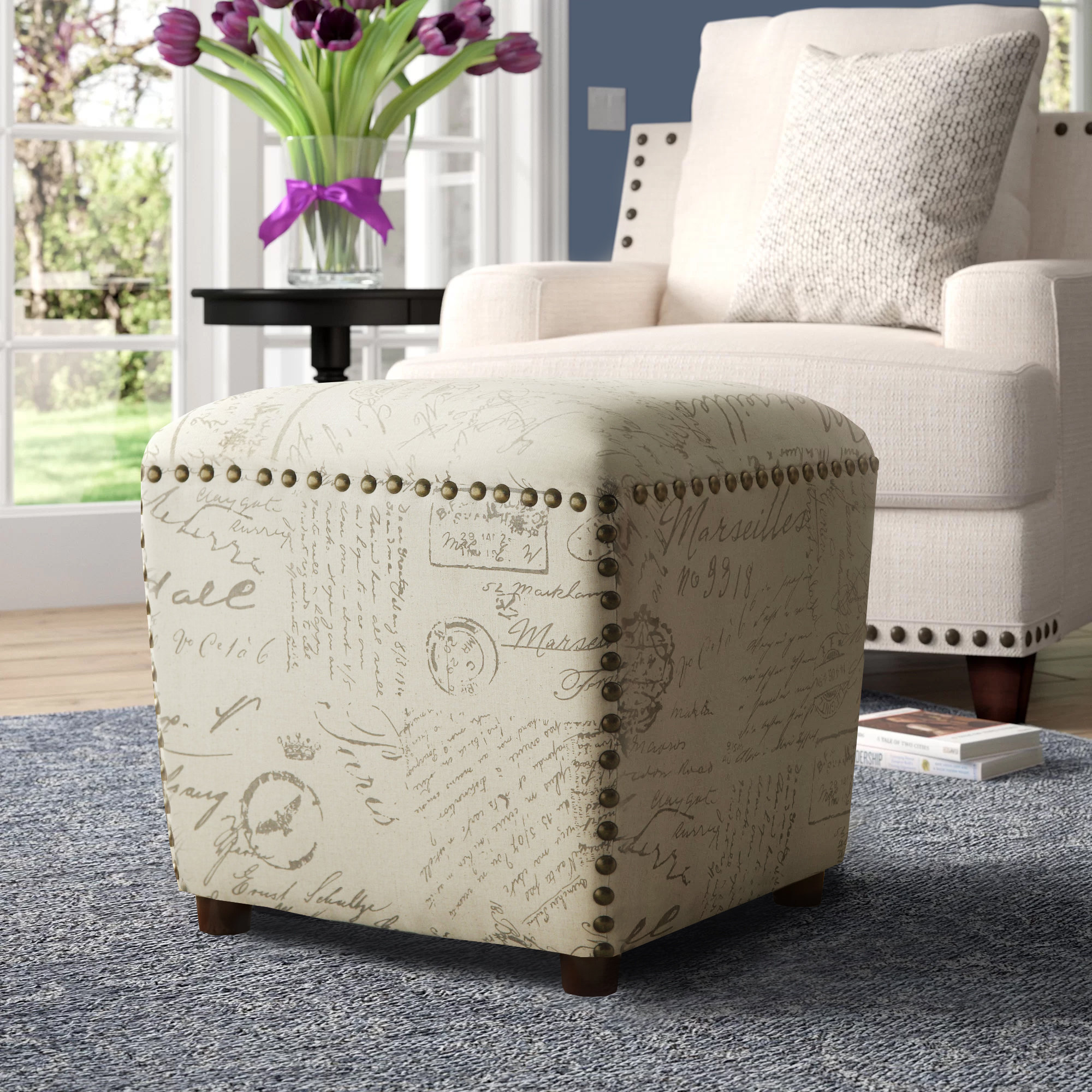 Ophelia & Co. Laney Upholstered Ottoman & Reviews Wayfair