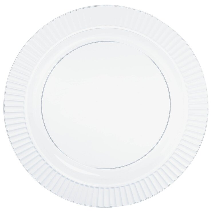 Amscan Basic Plastic Disposable Appetizer Plate | Wayfair