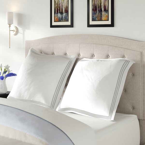 2pcs Vine floral print pillowcase cotton pillow sham elegant ruffle pillow cover 
