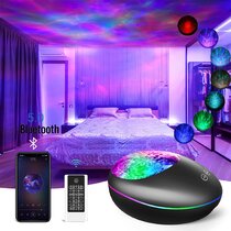 Laser Projector with LED Stars for Game Rooms Home Kids Sleep Relaxation Bedtime 