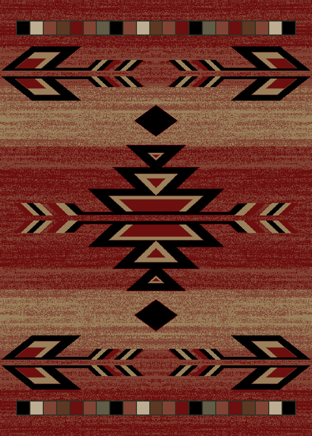 Millwood Pines Keefer Southwestern Red Area Rug & Reviews Wayfair