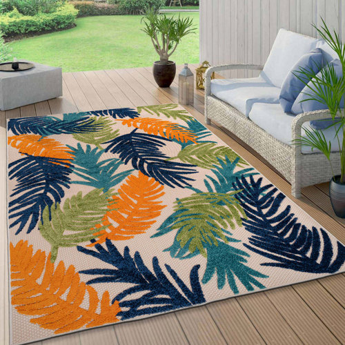 Beachcrest Home Hernandez Multi Indoor/Outdoor Rug & Reviews - Wayfair ...