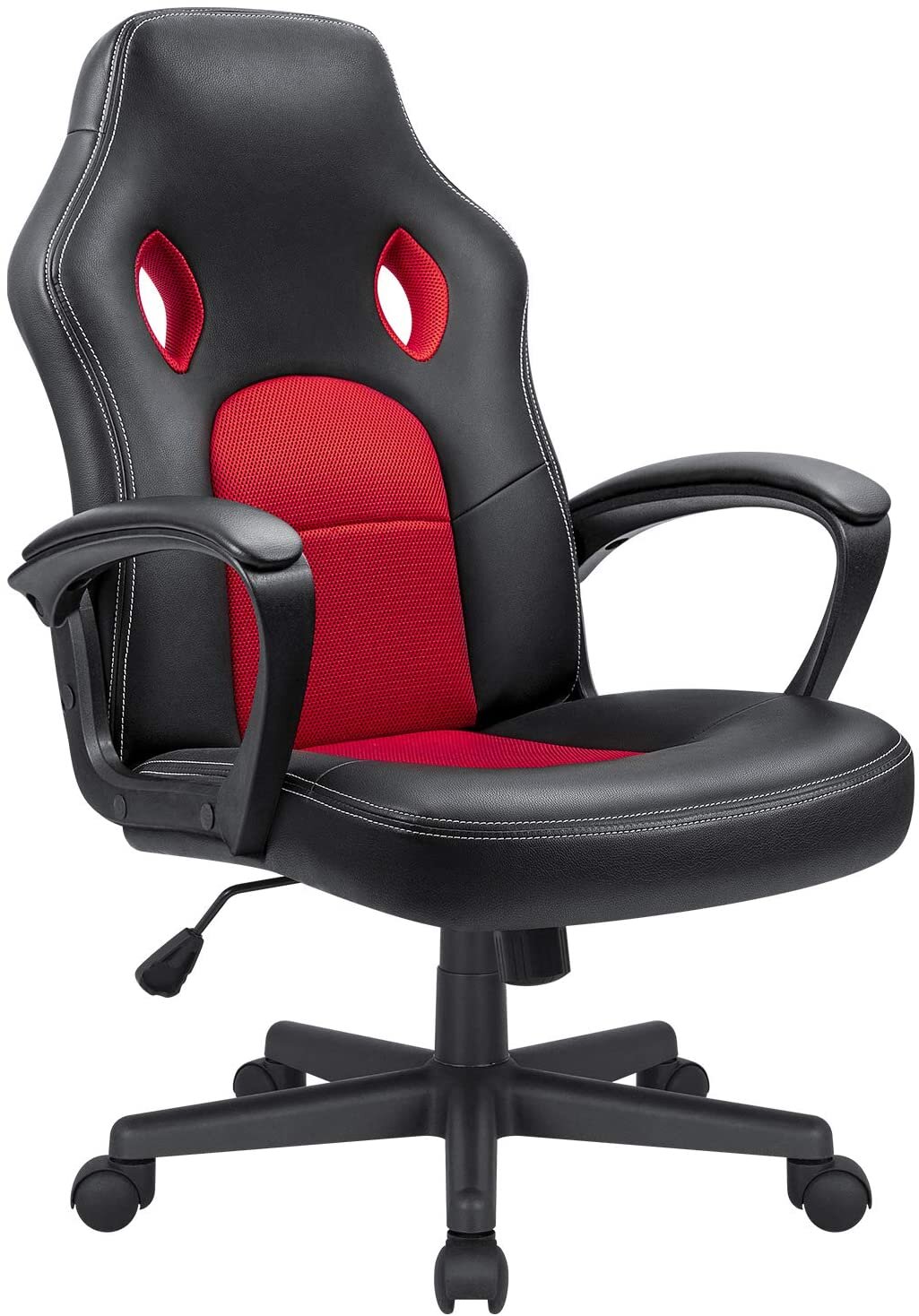 Office Chair Desk Gaming Castors Executive Furniture Working Seat PU Computer 