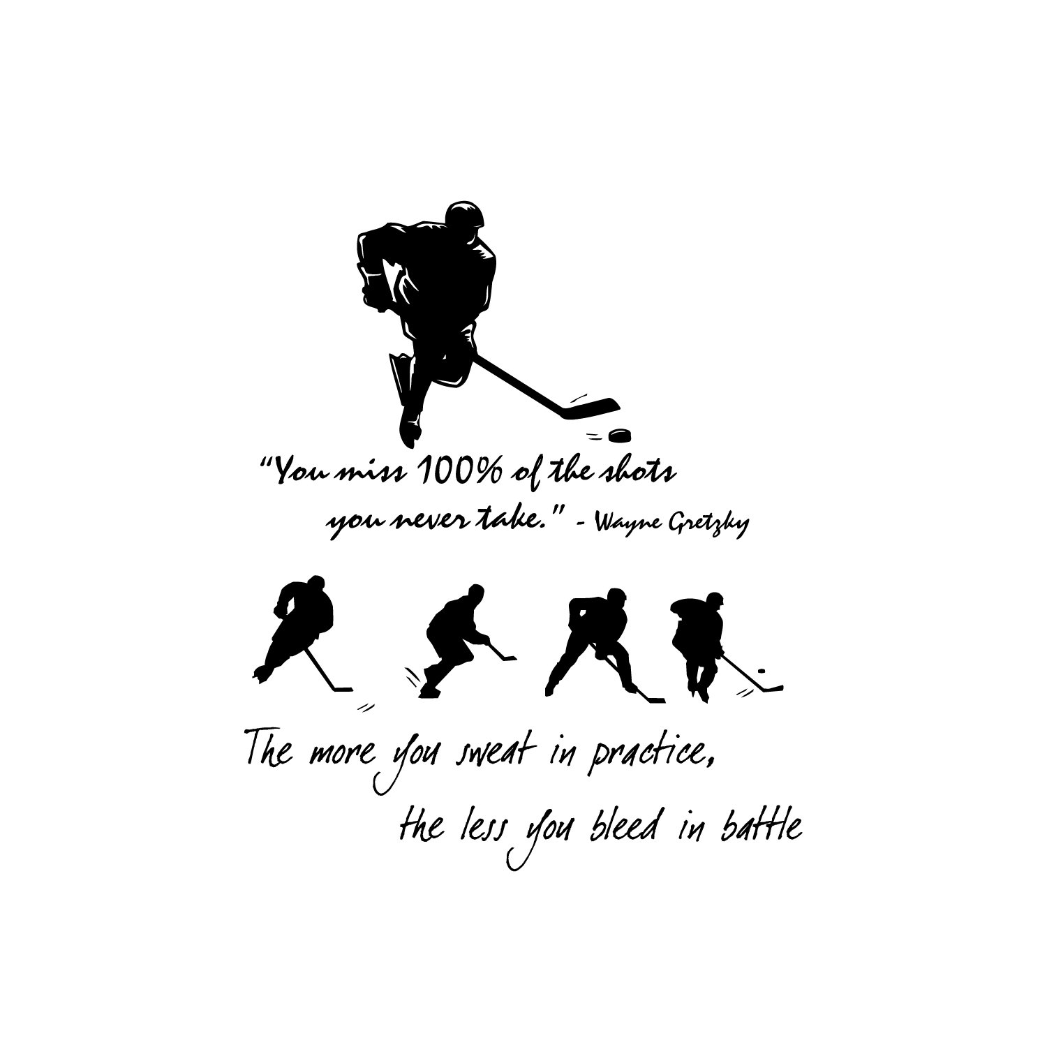 FiresideHome Hockey Wall Decal & Reviews Wayfair