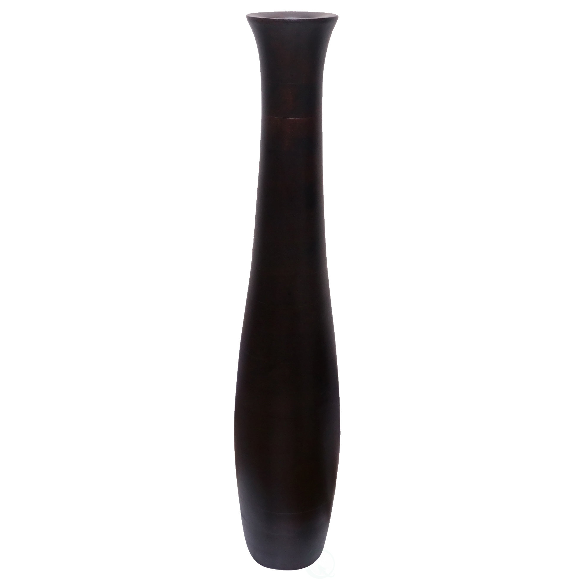 Orren Ellis Wood Floor Vase Wayfair