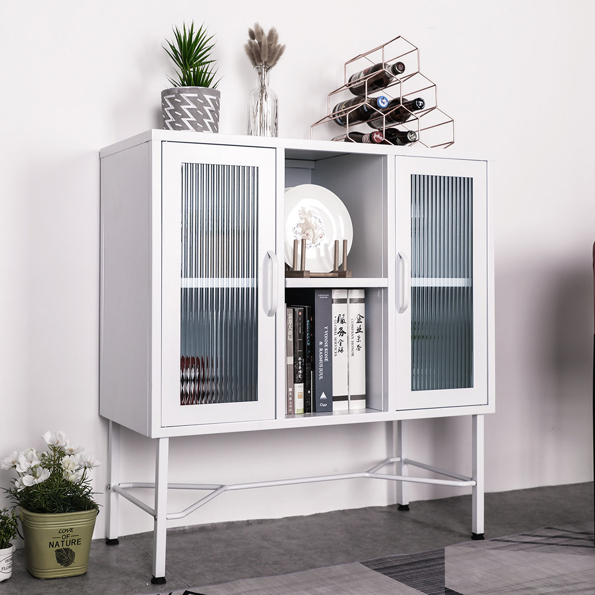 Longshore Tides Gustin 33.46'' Wide Buffet Table & Reviews | Wayfair