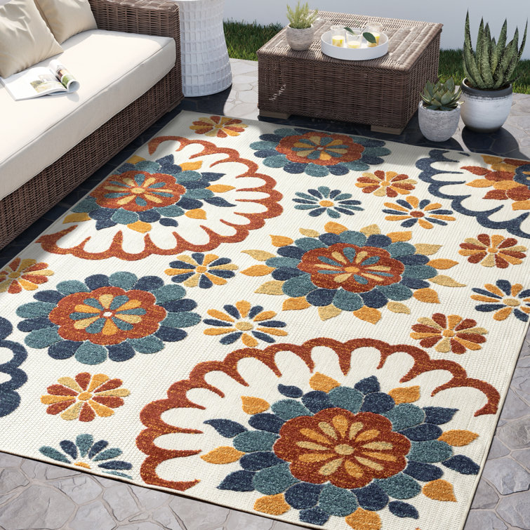 Red Barrel Studio® Hampton Beige Indoor/Outdoor Rug | Wayfair