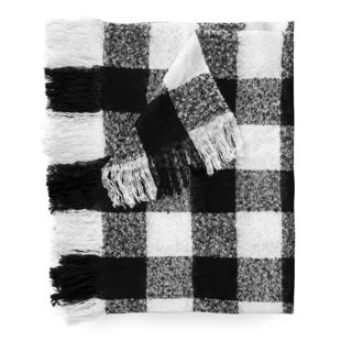 Black And White Buffalo Check Throw 