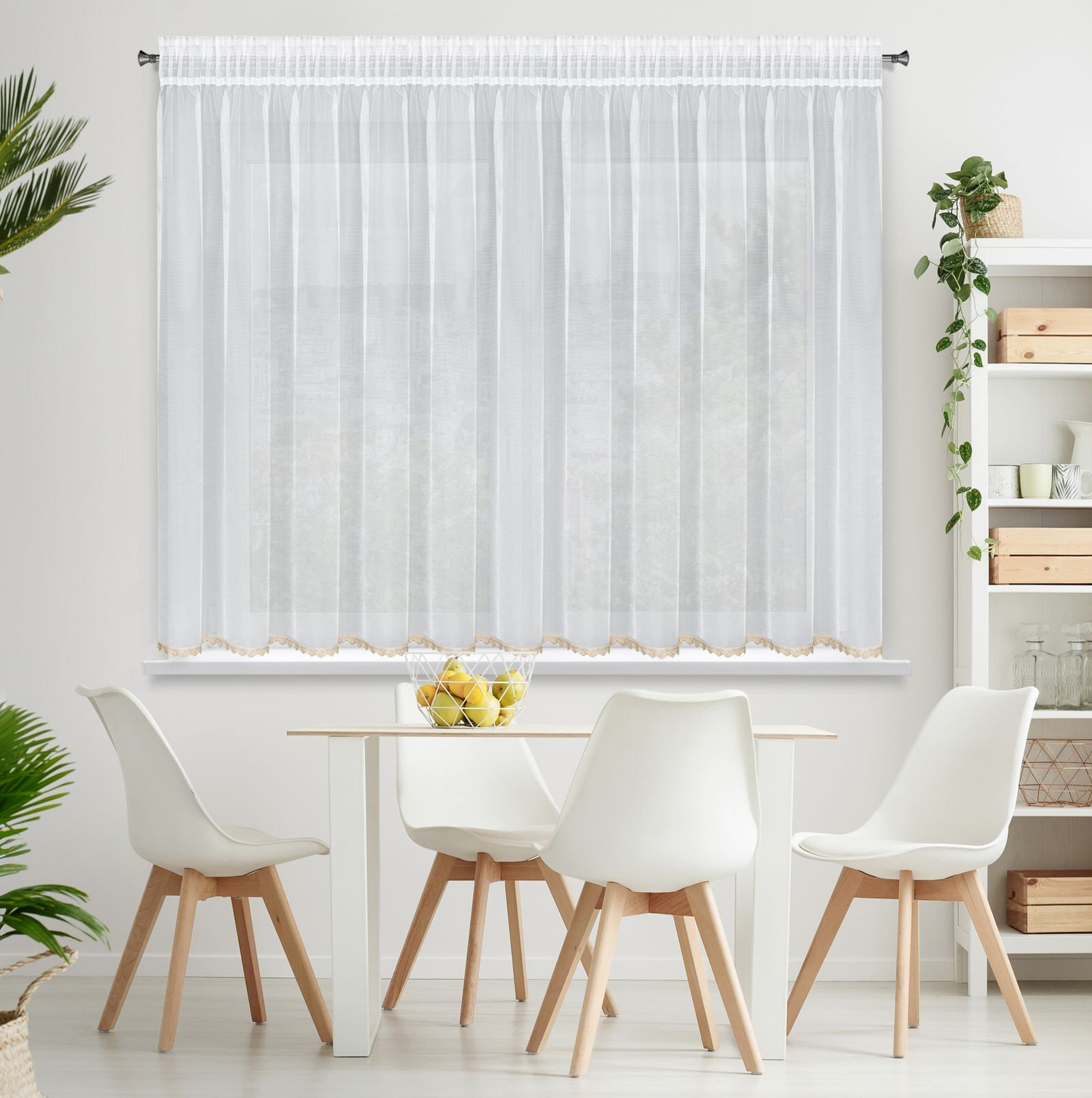 17 Stories Kaylanni Sheer Slot Top Curtain Panel Wayfair.co.uk