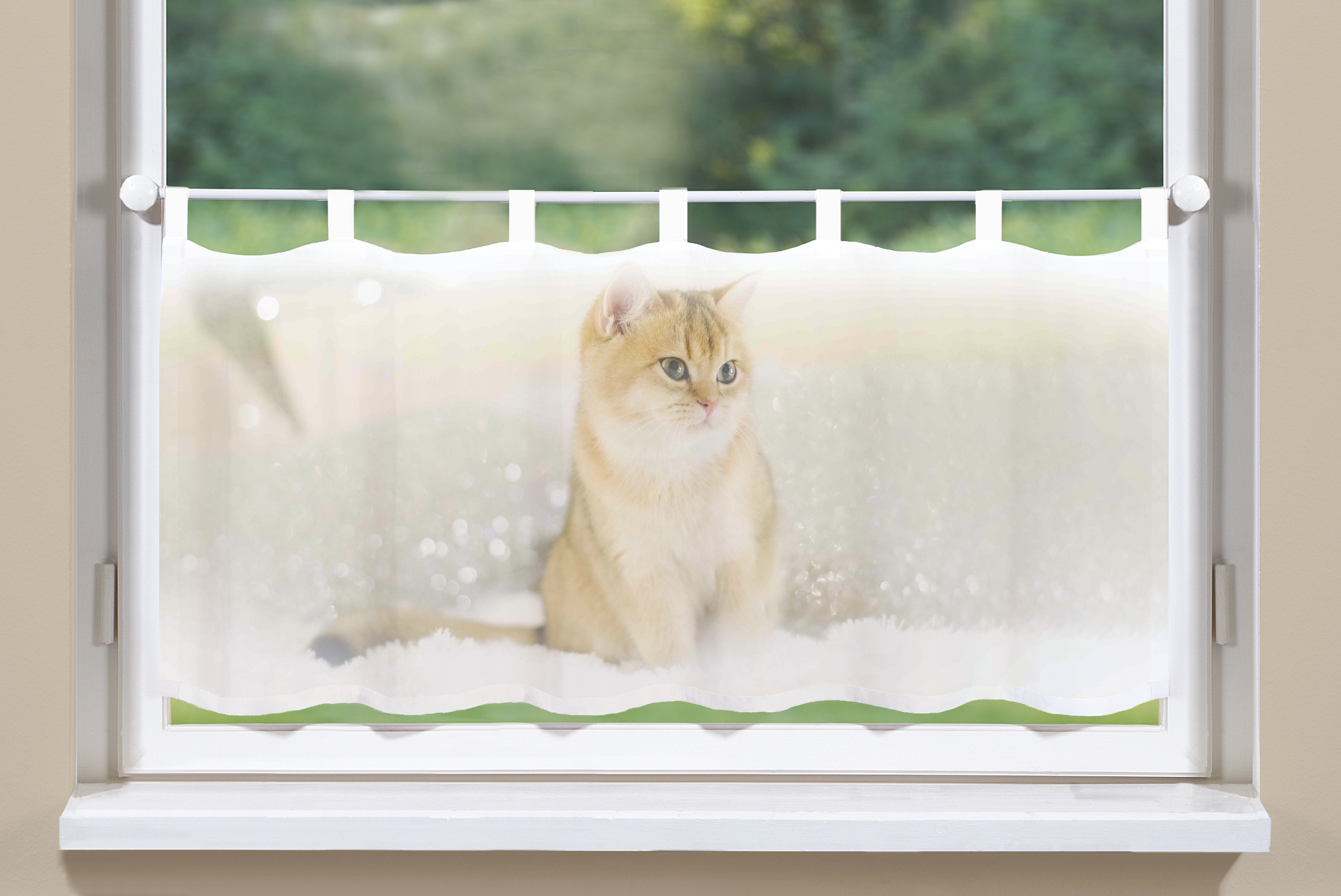 The Seasonal Aisle Trimble Kitchen Curtain Wayfair.co.uk