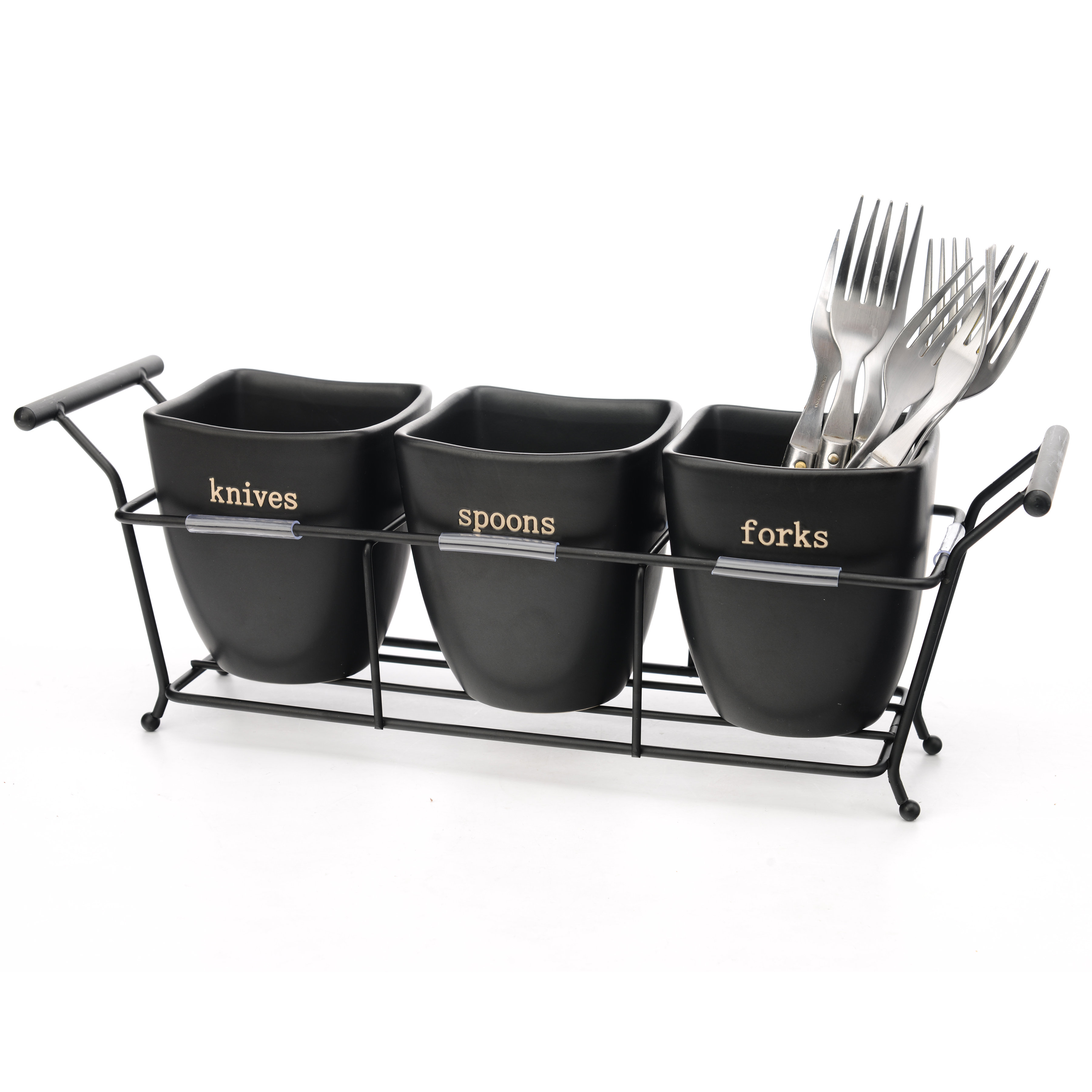 Charlton Home® Expressions Flatware Caddy & Reviews Wayfair