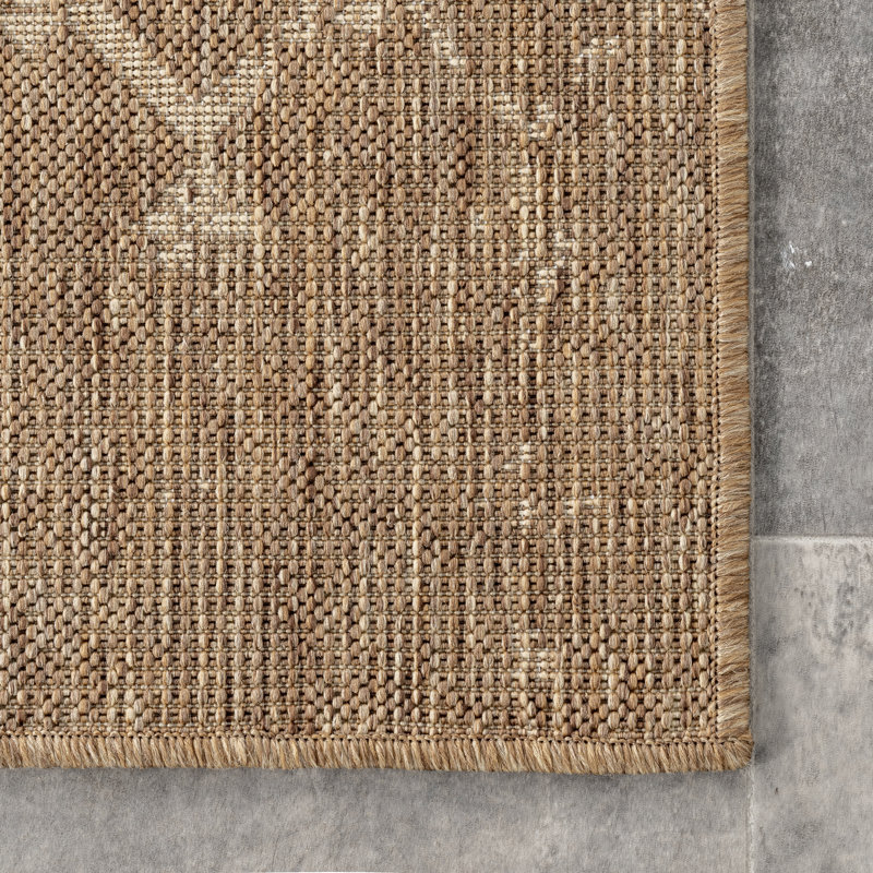Union Rustic Edelstein Brown Indoor/Outdoor Rug & Reviews | Wayfair