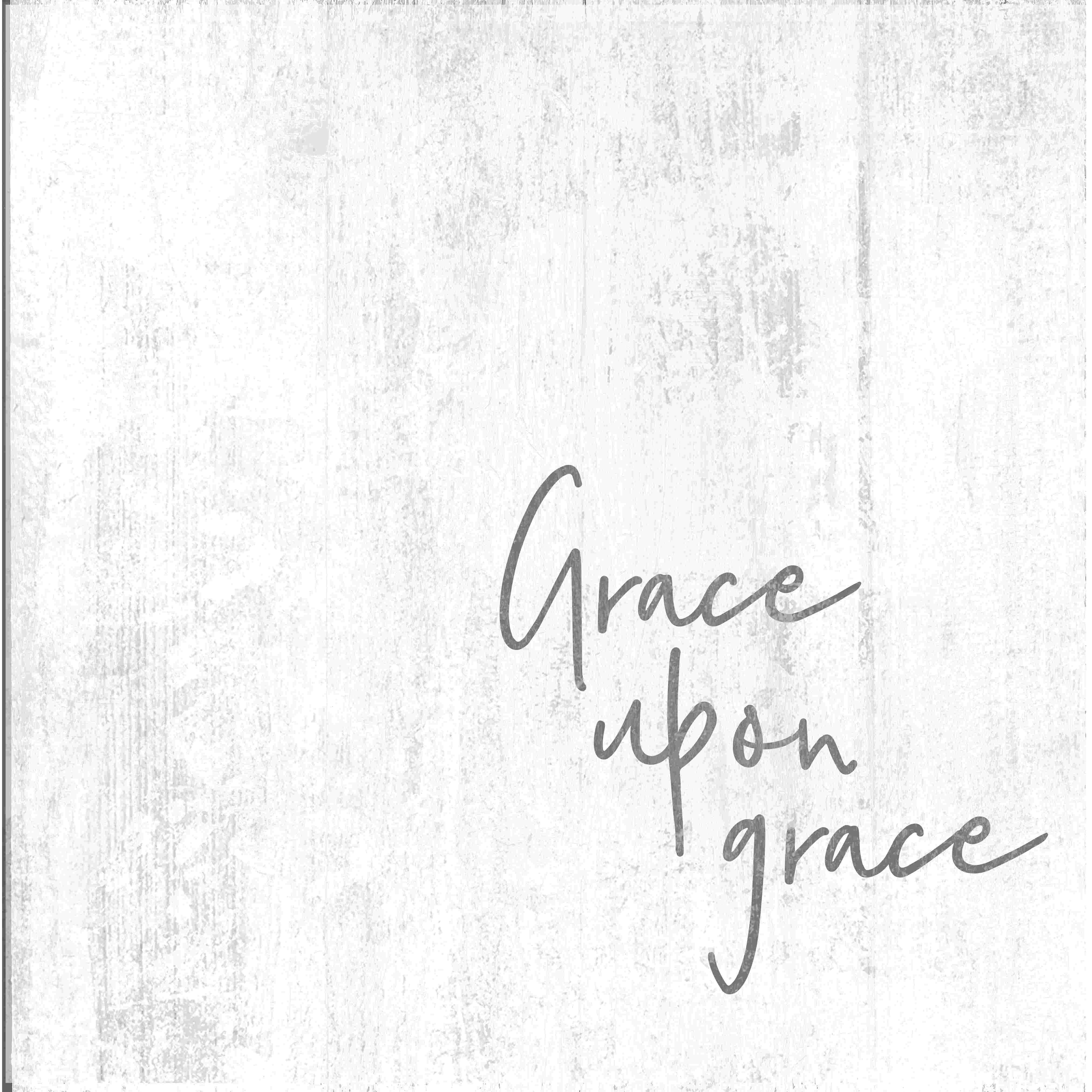 Trinx Grace Upon Grace 2 Wrapped Canvas Print Wayfair