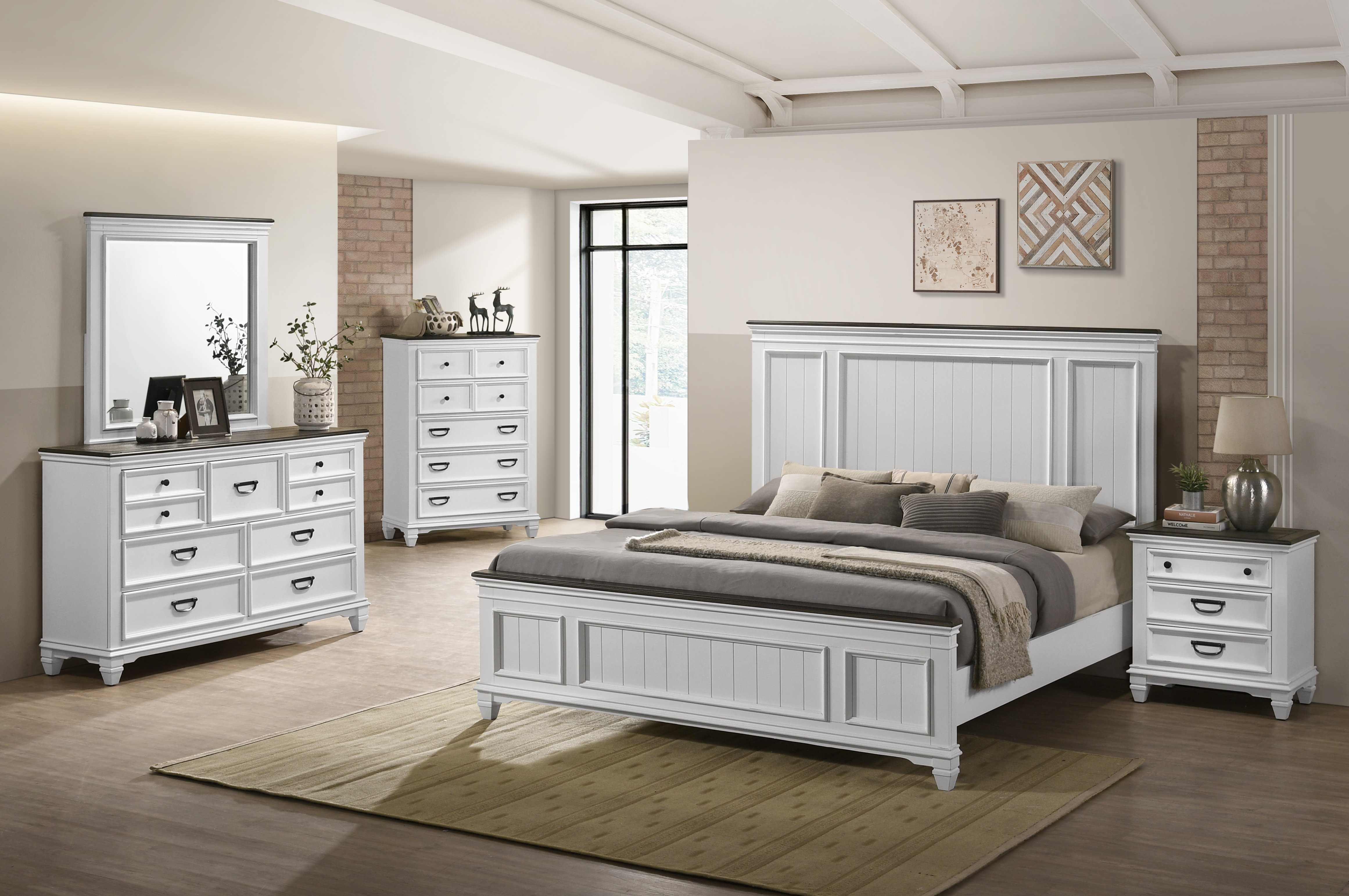 Laurel Foundry Modern Farmhouse Withyditch Wood Bedroom Set With ...