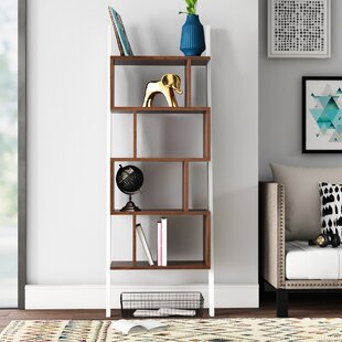 Stylish and Contemporary Bookcase in Oak White Grey or Walnut 
