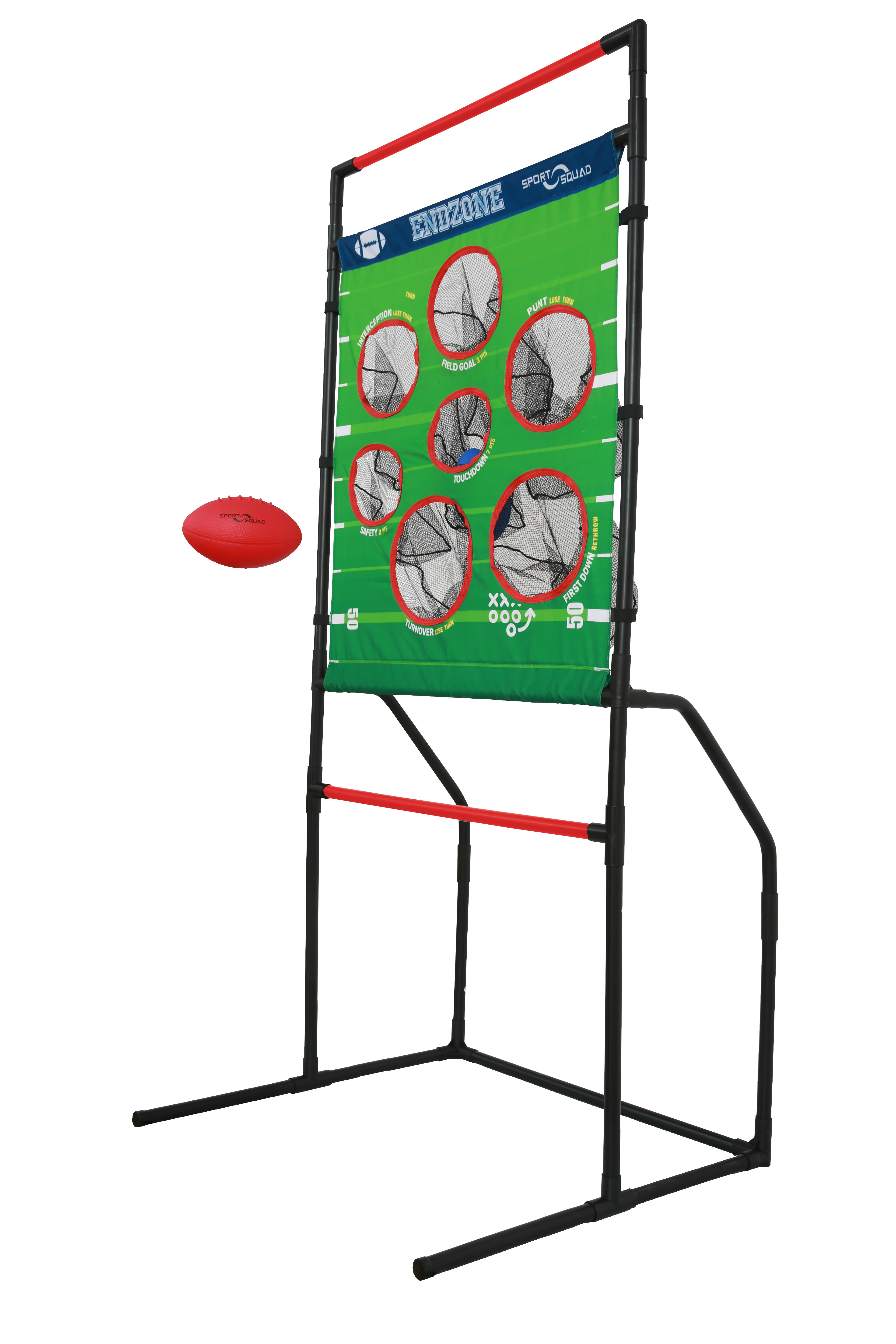 Sportsquad Sport Squad Endzone Challenge 2 in 1 Football Toss And Flying Disc Toss Outdoor 