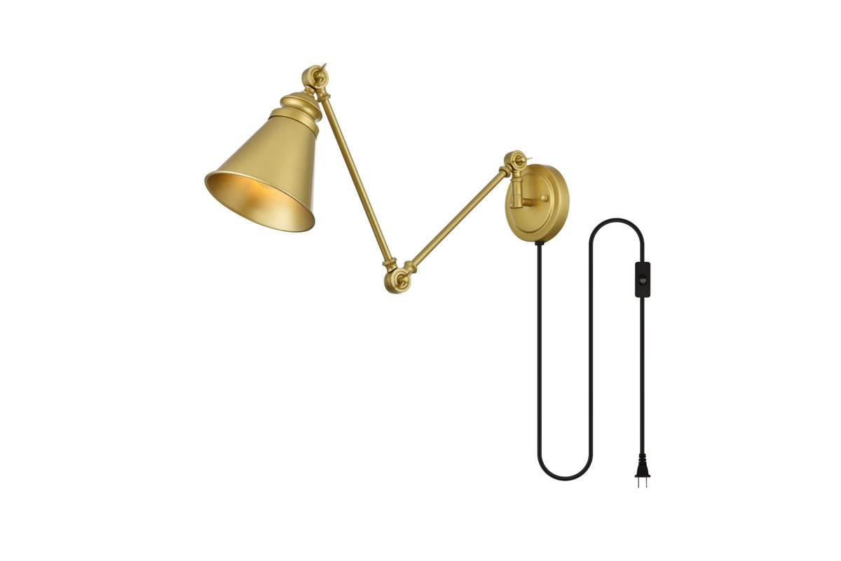 Trent Austin Design® Pruett Iron Plugin Swing Arm Sconce Wayfair