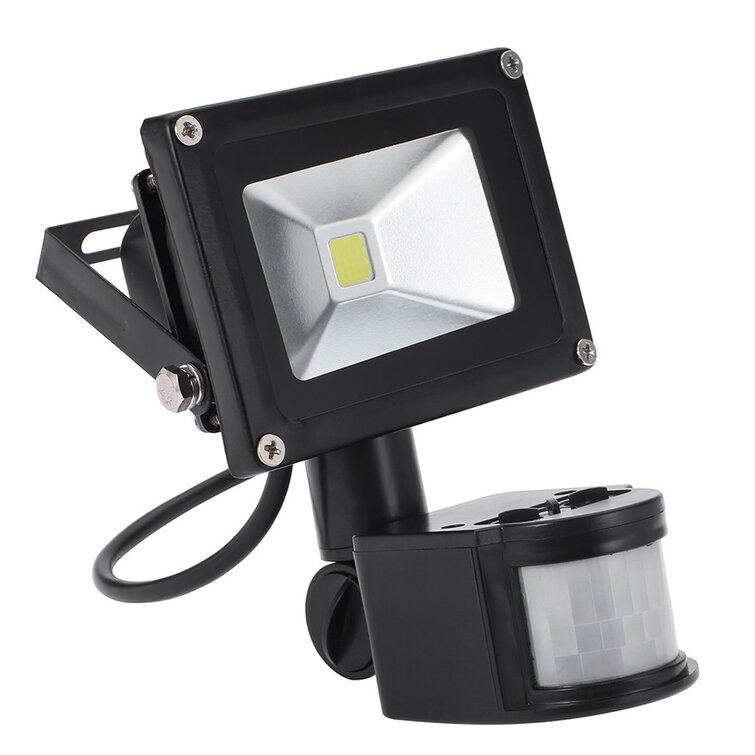 Outdoors motion sensor PIR flood-light LED halogen security lamp Waterproof 