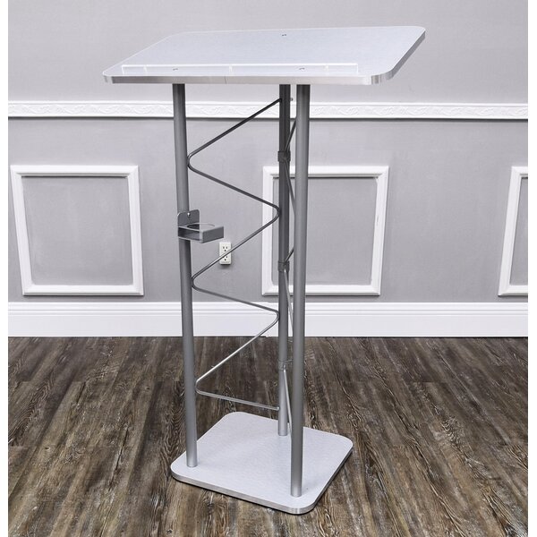 Slanted Podium Lectern Conference Pulpit Acrylic Podium Clear Transparent Church Lectern Pulpit Office Stand up Floor-Standing Podium Lectern Type 1 