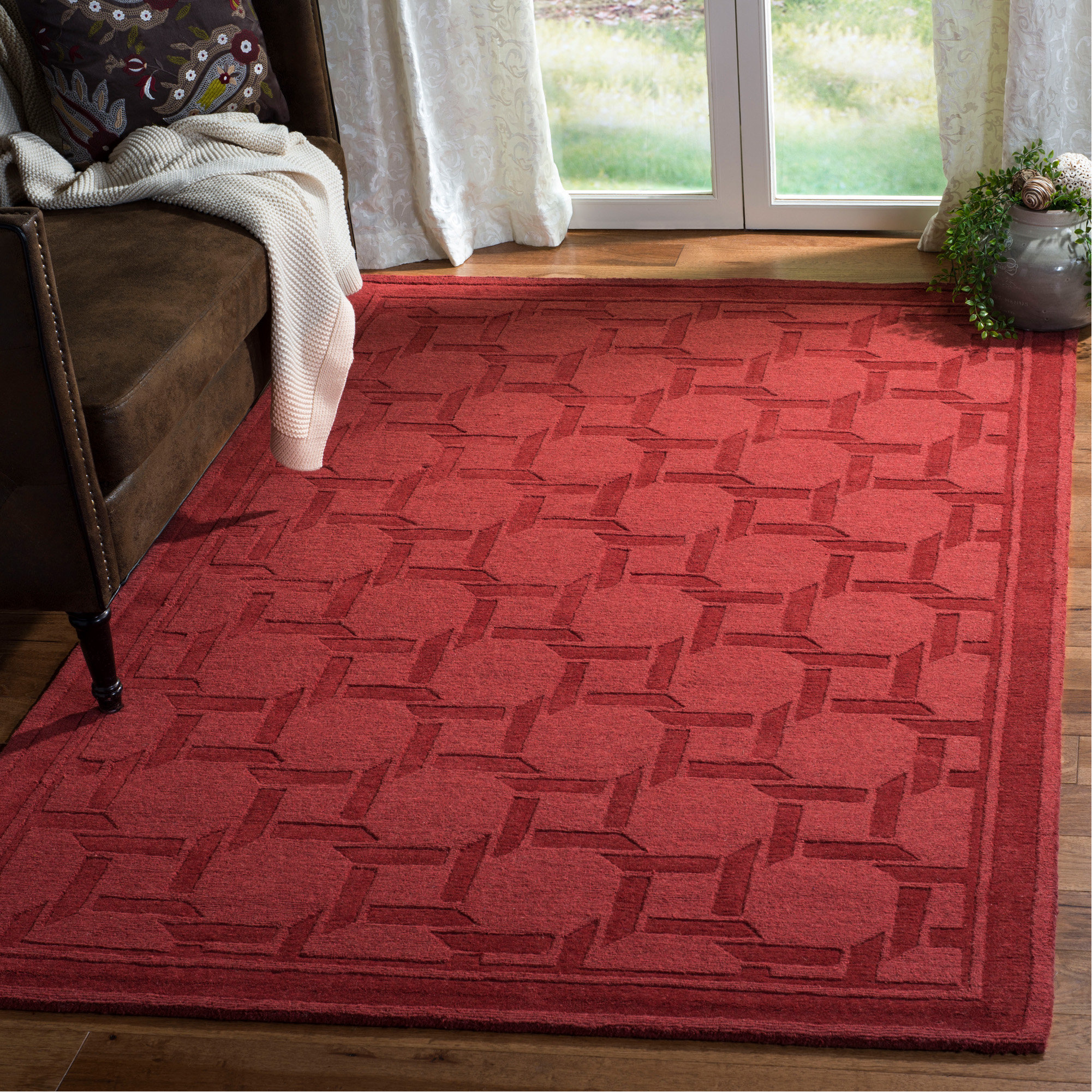 Martha Stewart Rugs Resort Handmade Wool Sealing Wax Rug & Reviews