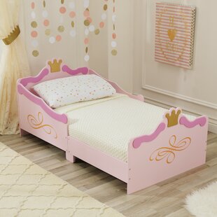 Kids Princess Fairy Luxury Heart Toddler Bed in Crushed Velvet FREE delivery 