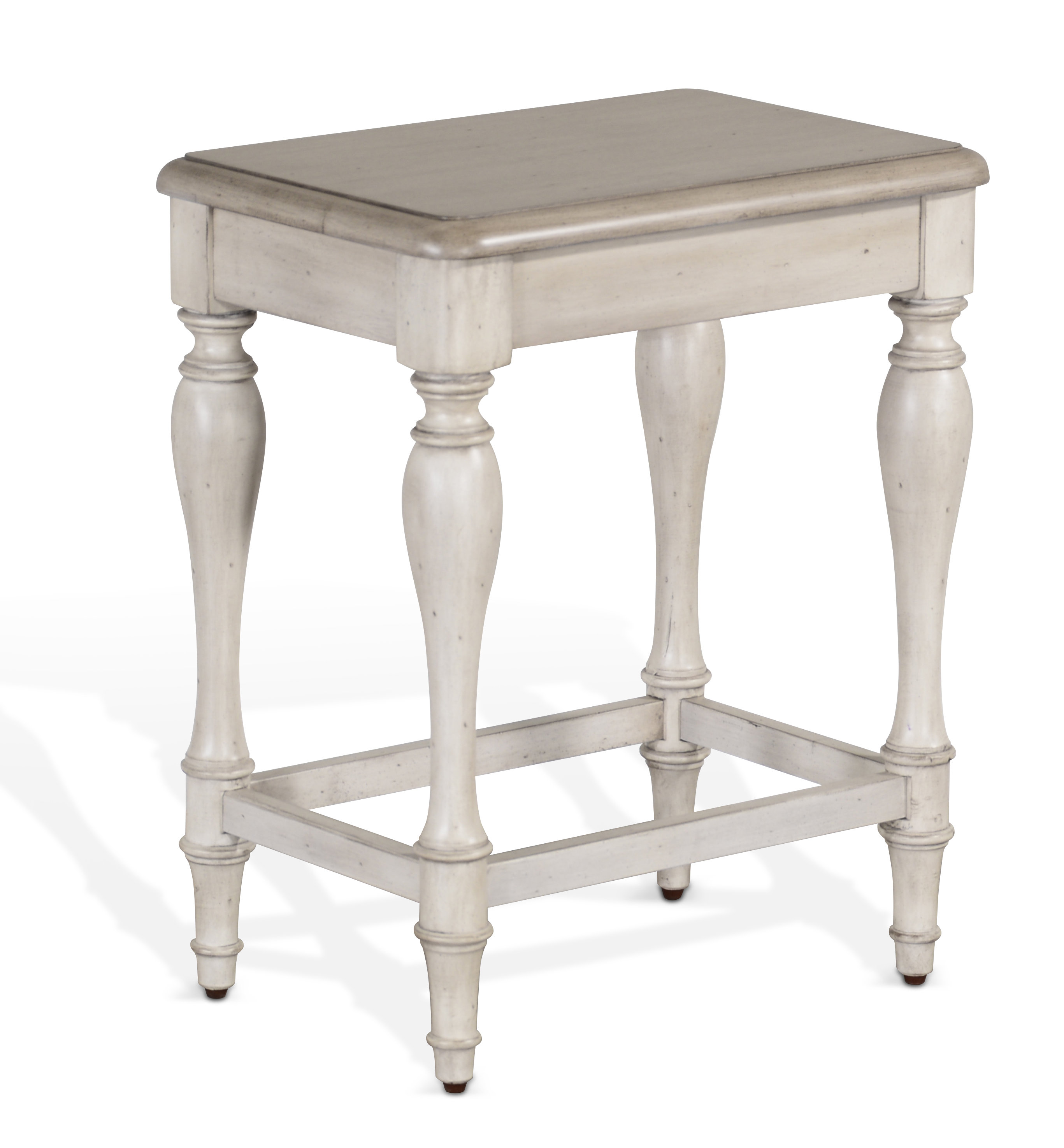 One Allium Way® Curran Solid Wood 24'' Counter Stool & Reviews Wayfair