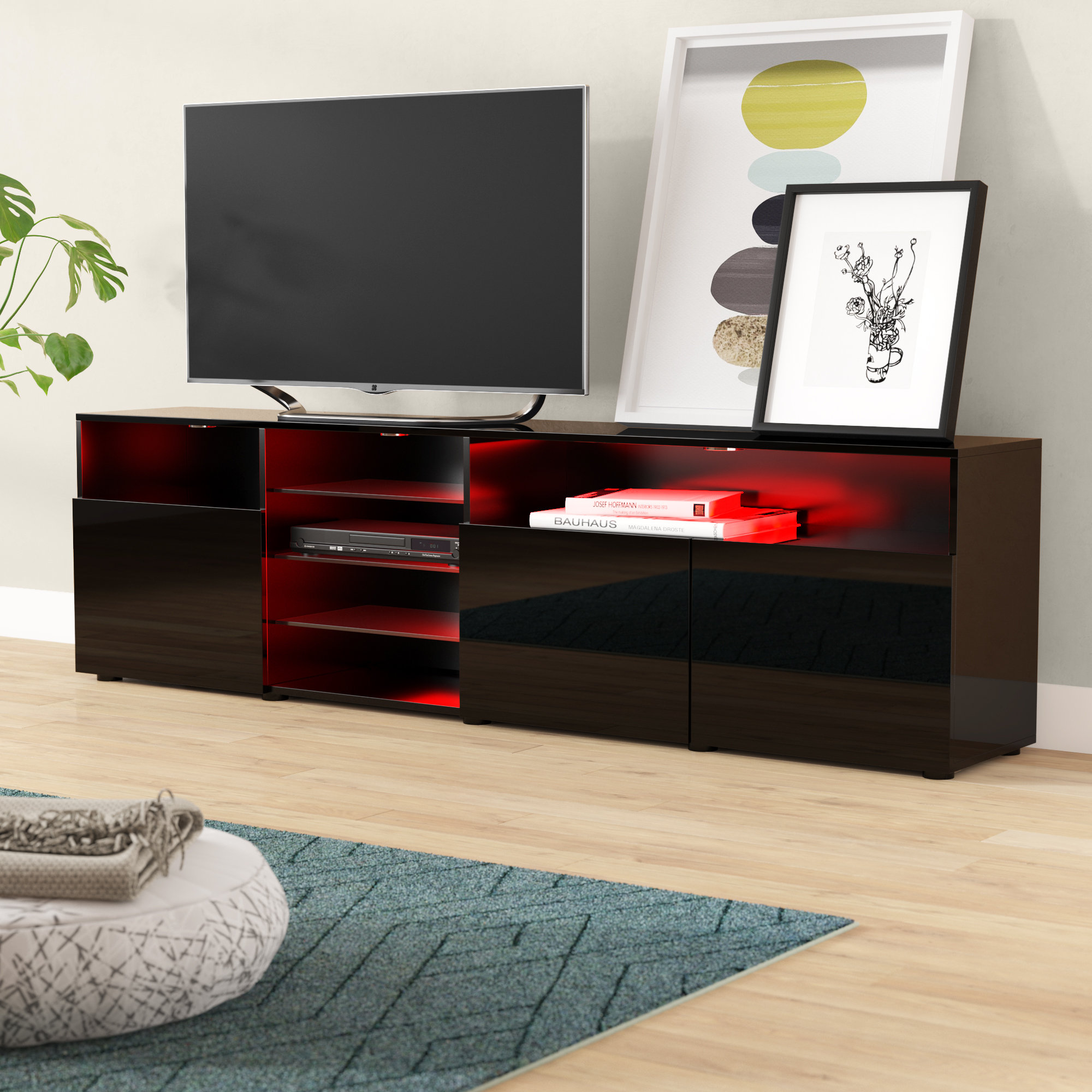 Orren Ellis Boutte 78.7'' Media Console & Reviews Wayfair