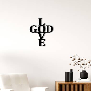 Black 10 x 20 Design with Vinyl JER 648 1 Christ is The Center of Our Home; a Guest at Every Meal; a Silent Listener to Every Conversation Vinyl Wall Decal