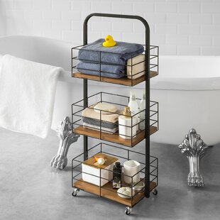 Shelf Trolley Bathroom Gold | Wayfair.co.uk