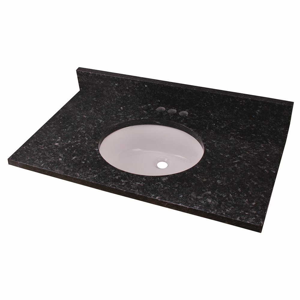 3S Stone 37" Single Bathroom Vanity Top with Sink | Wayfair