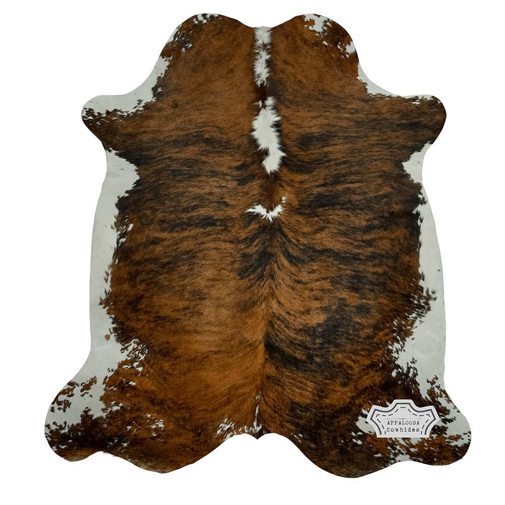 Appaloosa Cowhides Handmade Cowhide Brown/white/black ,tricolor Rug