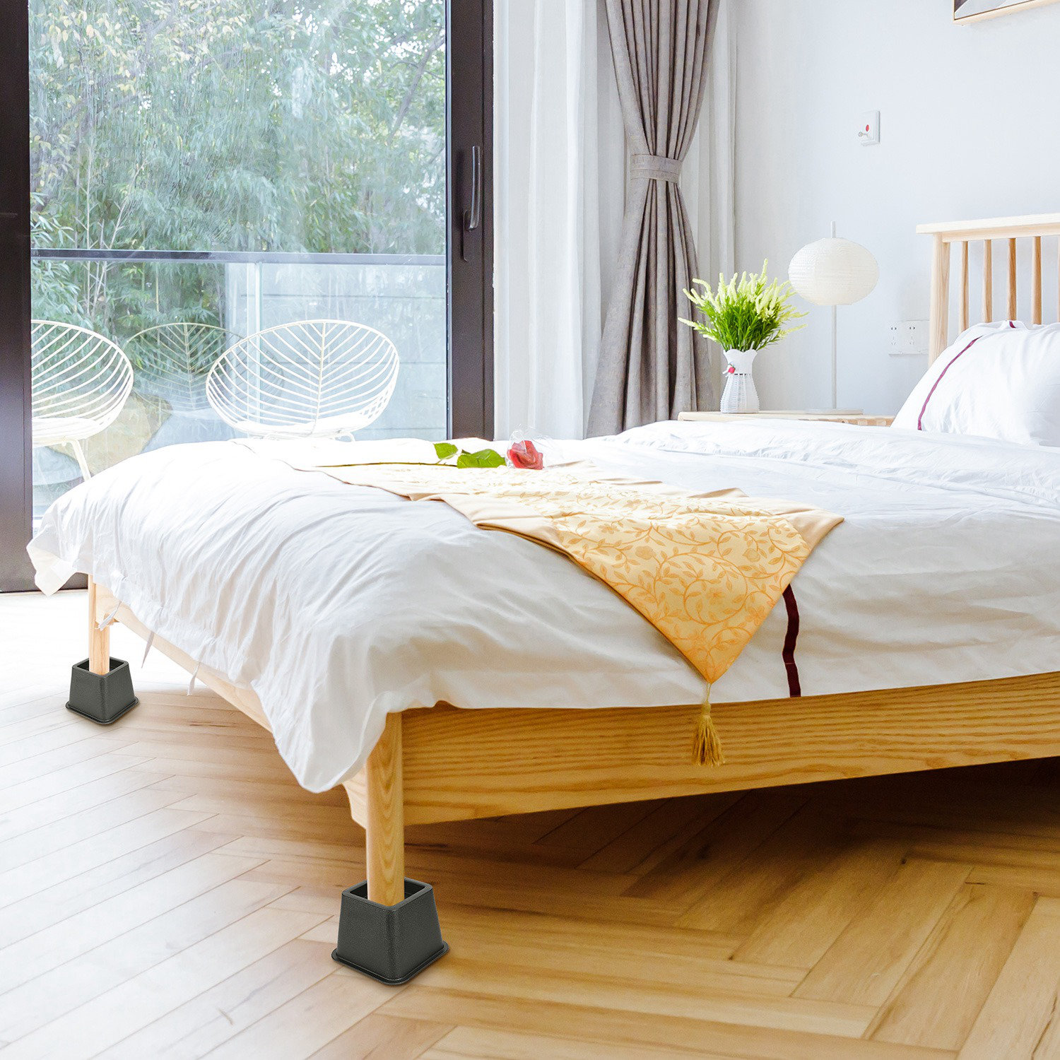 iMounTEK Bed Risers Wayfair