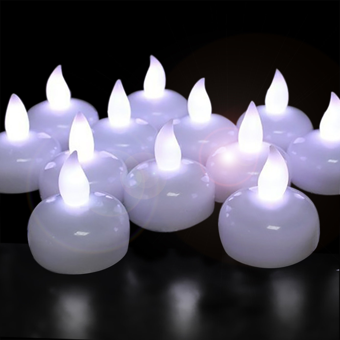 The Party Aisle™ Flameless Unscented Floating Candle Wayfair