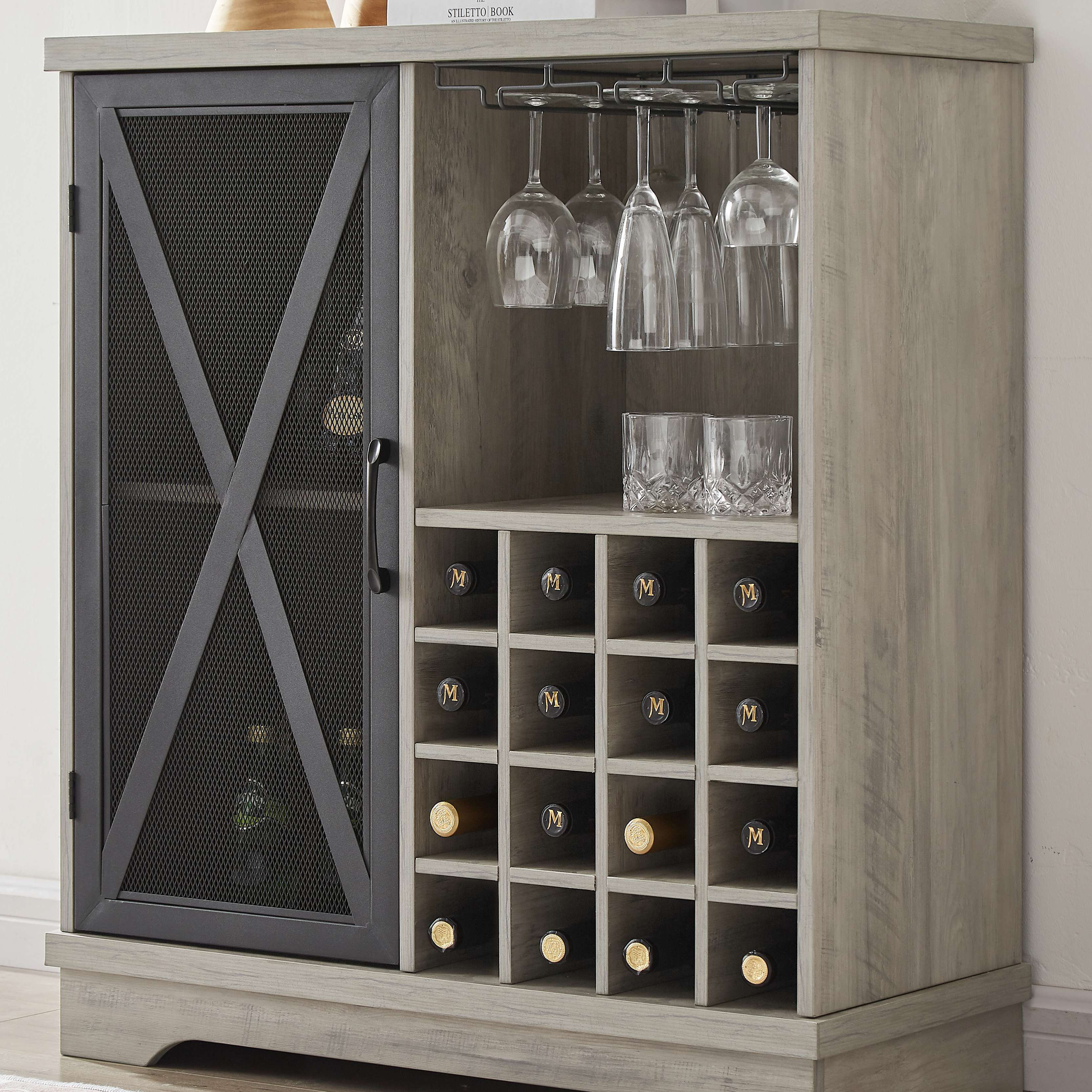 Red Barrel Studio® Norloti Bar with Wine Storage Wayfair
