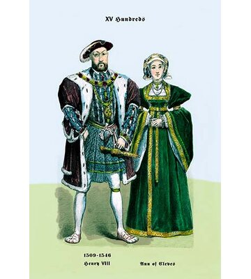 Henry VIII and Ann of Cleeves by Richard Brown Painting Print -  Buyenlarge, 0-587-03536-6C2842