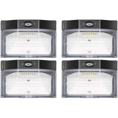 3450LM 5000K Daylight Dusk to Dawn LED 30W LED Wall Pack Light with Photocell 