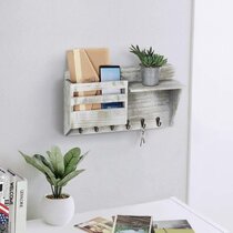 Letter Holder Key Rack Organizer For Entryway Kitchen Mdesign Mail Wall Mou 
