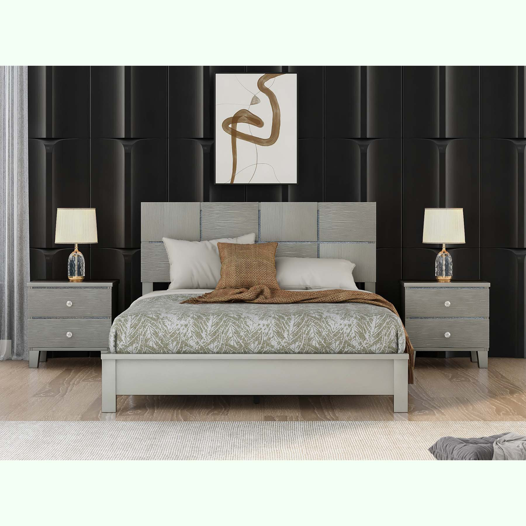 House of Hampton® Aakifah Platform 3 Bedroom Set Wayfair Canada