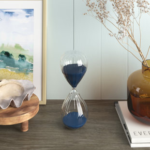Maritime Hour Glass Office Decor 30min Sand Timer Home Table Nautical Sculpture 