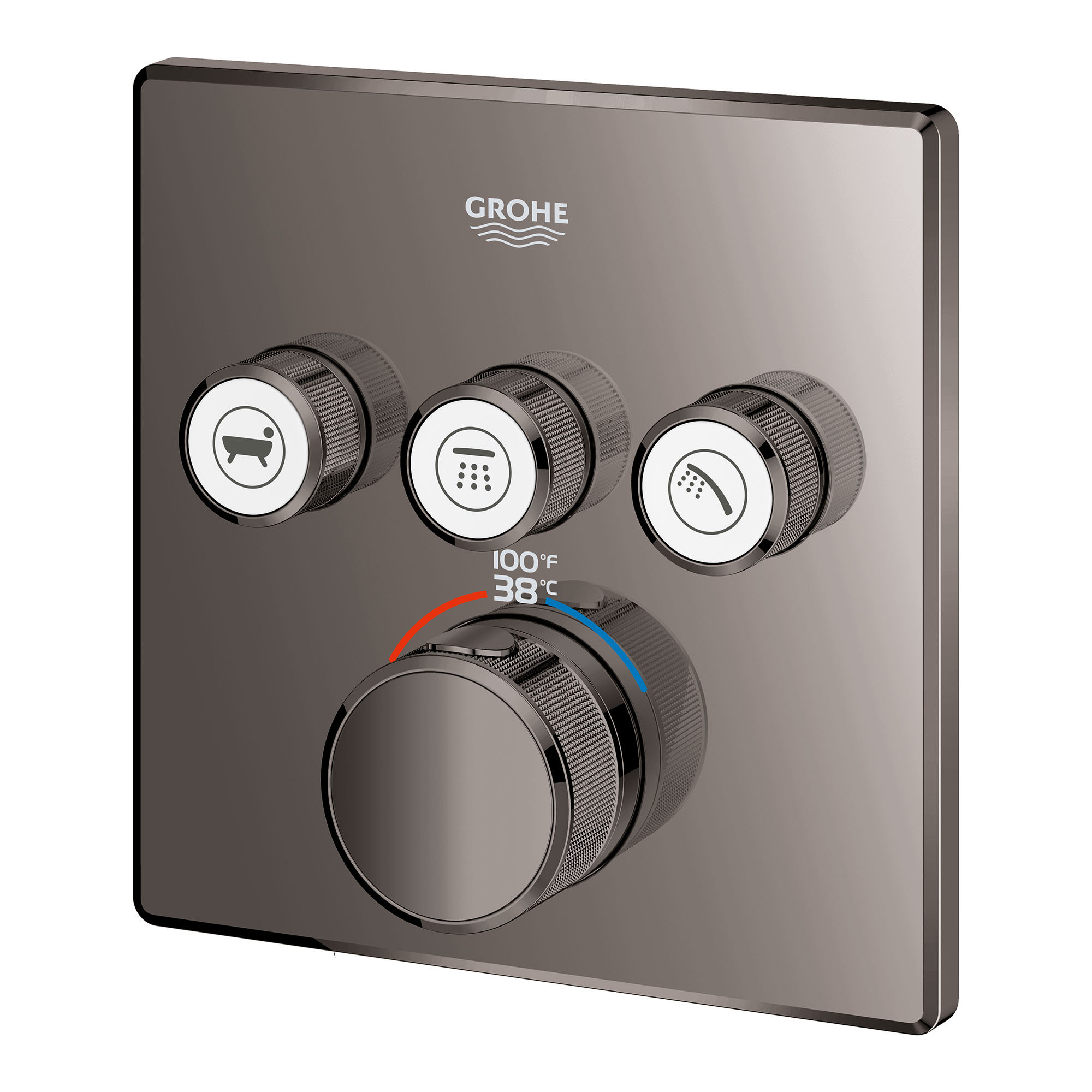 GROHE Grohtherm® Triple Function Thermostatic Valve Trim & Reviews